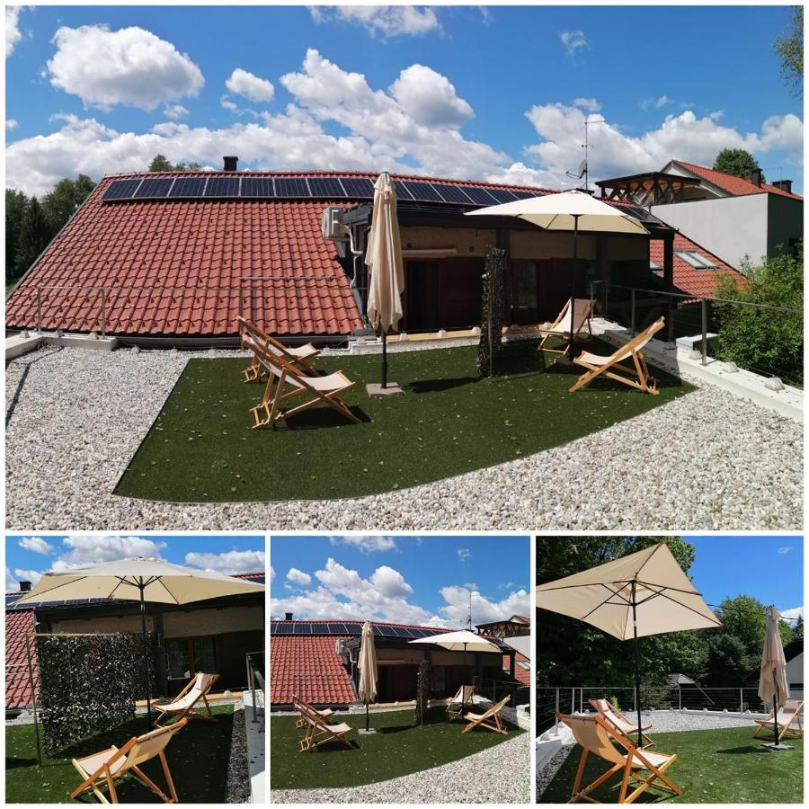 Apartments Maleric With Indoor Pool And Wellness Dragatuš Kültér fotó